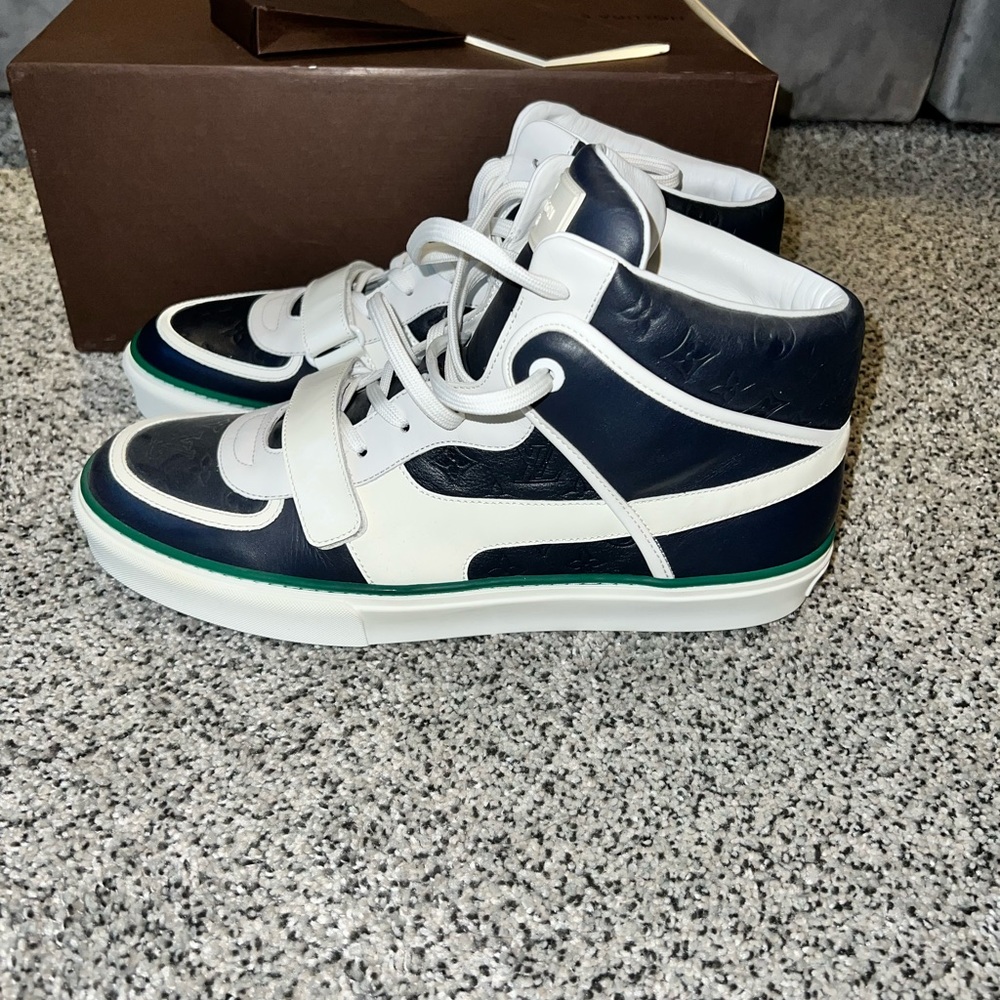Authentic Louis Vuitton men’s high top sneaker